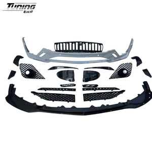 Kit de carrocería estilo M de fibra de carbono seco para Bentley <span class=keywords><strong>Continental</strong></span> GTC GT 2019 + parachoques mejorados guardabarros de capó de motor Spoiler Canards - Product Image 2