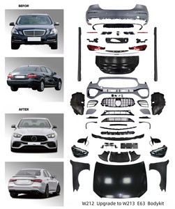 Kit de Conversión de Carrocería Modificado Nuevo para <span class=keywords><strong>Mercedes</strong></span>-Benz Clase E W212, Actualización a W213 E63, Parachoques Delantero y Trasero - Product Image 2
