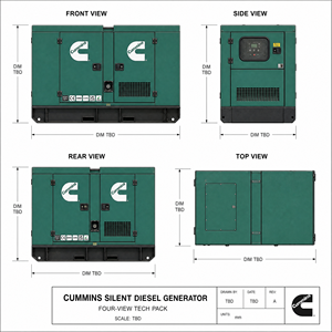 Groupe électrogène au gaz naturel de haute qualité 1500kW 2000kW Biogaz Biomasse Refroidi par eau 50/60Hz Insonorisé Prix usine Alimentation de secours - Product Image 4
