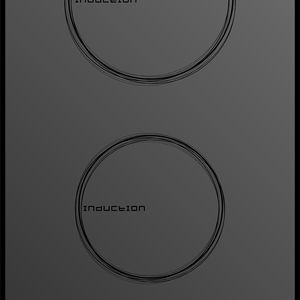 Table de cuisson à induction encastrable 3600W 2 brûleurs avec commande à glissière - Product Image 3