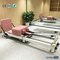 Machine de Pilates Reformer Professionnelle Ajustable, Portable, Pliable et Durable en Alliage d'Aluminium pour la Maison, la Salle de Sport et le Studio