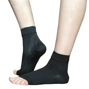 批发高弹性针织男女通用尼龙压缩运动踝袜支撑套氨纶可调踝套