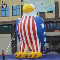 Meilleure vente aux États-Unis Nouveau 25 FT. Pygargue chauve américain patriotique géant gonflable