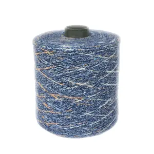 Wholesales polyester cashmere lurex metallic sequin yarn fancy knit yarn for scarf and sweater