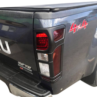 Cache-phare arrière noir 2012-2019 pour Isuzu DMAX D-MAX 2013 2014 2016 2018, garniture de protection de feux arrière, accessoires 4x4