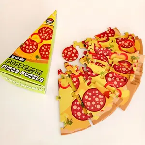Os Melhores Brinquedos Do Miúdo Prining Personalizado Mini Pizza Placa de Diversão de Alta Qualidade Jigsaw Puzzle Jogos de Puzzle para Crianças Exercício Do Cérebro