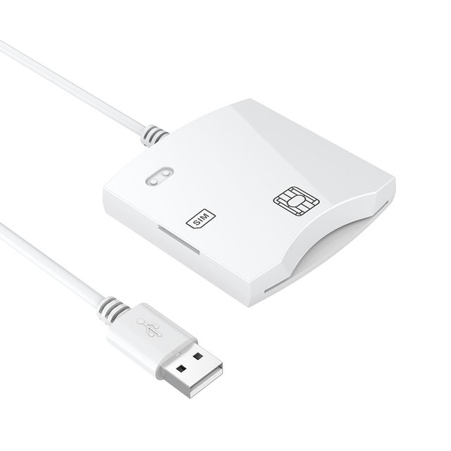 Professional ODM OEM USB Plug-and-Play Smart Card Reader Lightweight Portable PC/Mobile for ISO7816 ID IC EMV CAC PIV External