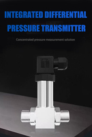 Transmisor de Presión Diferencial Integrado de Alta Precisión, Sensor de Presión Diferencial de 4-20 mA, IP65, Acero Inoxidable 316L