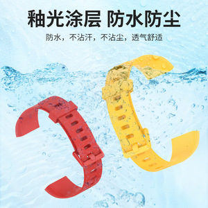 Para Real Me Realme Band Color Correa <span class=keywords><strong>de</strong></span> repuesto Transpirable Cómodo Reloj <span class=keywords><strong>de</strong></span> silicona Pulsera Fabricantes al por mayor - Product Image 4