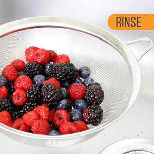 Juego de 3 Coladores Cónicos de Acero Inoxidable de Primera Calidad, Malla Extra Fina, para Colar, Escurrir y Filtrar Café - Product Image 5