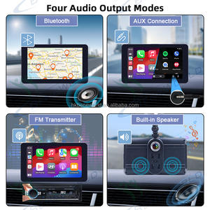 Fournisseur d'usine, écran tactile LCD 7 pouces Android 14, rétroviseur avec caméra, CarPlay et Android Auto sans fil, navigation GPS - Product Image 5