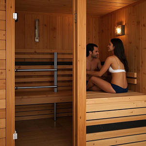 سعر المصنع المزيد من الناس غرف ساونا داخلية شوكران/ساونا حمراء - Product Image 5