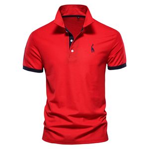 Nuove <span class=keywords><strong>Polo</strong></span> da <span class=keywords><strong>Uomo</strong></span> all'Ingrosso Vestibilità Regolare Colletto a Contrasto Ricamo Confortevole Traspirante Elegante Classico Abbigliamento Casual <span class=keywords><strong>Uomo</strong></span> - Product Image 4