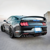 Aileron de coffre style GT350 en fibre de carbone pour Ford Mustang 2015-2017