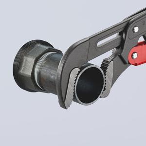 KNIPEX 83 61 020 Clé à pipe Type S avec réglage rapide revêtement plastique gris revêtement poudre 560 mm - Product Image 4