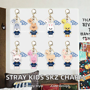 أطفال ضال كارما 4 SKZ فيليكس Hyhunjin Bankan حلقة مفاتيح بلاستيكية سحر SKZ مجموعة رقمية kpo Idol - Product Image 2