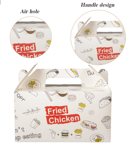 Factory Food <span class=keywords><strong>Container</strong></span> Nehmen Sie Fast-Food-Papier verpackungs <span class=keywords><strong>box</strong></span> heraus - Product Image 2