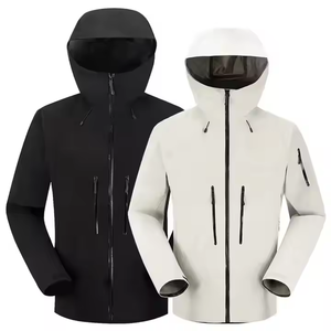 <span class=keywords><strong>Veste</strong></span> coupe-vent personnalisée unisexe pour hommes et femmes <span class=keywords><strong>veste</strong></span> de pluie d'extérieur imperméable à coque dure monocouche <span class=keywords><strong>3</strong></span> en 1 <span class=keywords><strong>veste</strong></span> de pluie de haute qualité - Product Image 2