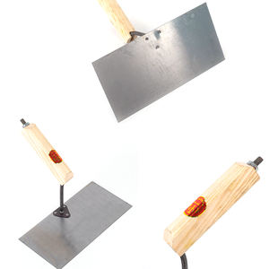 Truelle carrée en acier inoxydable, grande spatule à plâtre, outil de bricolage, grattoir à boue pour charpentier, couteau à mastic, poignée ergonomique, lame de 215 mm - Product Image 3