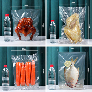 Rollo de Bolsas de Vacío Transparentes con Relieve, Bolsas de Embalaje de Alimentos de Nailon Laminado de Grado Alimenticio para Pollo Asado, Pepino y Aguacate - Product Image 4