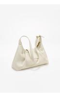 Sac à bandoulière hobo en cuir souple pour femme avec fermeture à barre métallique incurvée, sangle amovible, poche zippée, sac à main quotidien à porter sous le bras