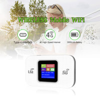Router Móvil 4G Tipo-C Versión Irakí, 3000mAh, Mifis, Router Wifi de Bolsillo, Wifi Portátil 4G LTE, Punto de Acceso Wifi Compartido MF68