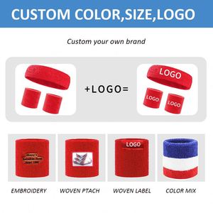 Muñequera Deportiva de Algodón con Logotipo Bordado Personalizado, para Ejercicio, Fitness, Gimnasio - Product Image 3