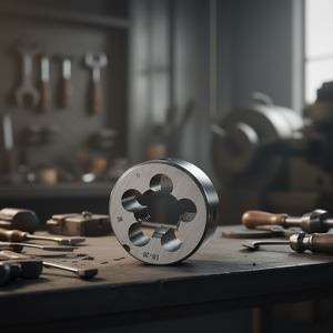 Fervi Die pour le filetage de gaz cylindrique 1/8-28, outil de coupe de filetage métallique - Product Image 3