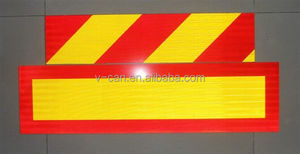 Rivestimento riflettente per camion perline di vetro riflettente in alluminio inclinato rettangolare posteriore riflettente pannello in lamiera d'acciaio - Product Image 3