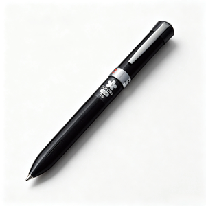 Stylo rotatif multi-couleurs Uni SXE3-601-05, 3 couleurs, encre noire, rouge et bleue, 0,5 mm, stylo à bille rétractable - Product Image 3