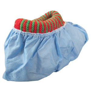 Pelindung Sepatu <span class=keywords><strong>Boot</strong></span> Sekali Pakai Anti Statis Tahan Air dari Plastik PP Nonwoven untuk Bedah dan Medis Anti Selip - Product Image 6