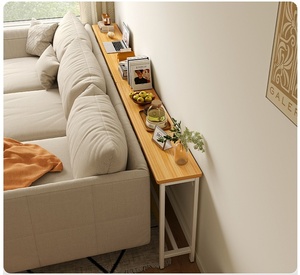 Meuble <span class=keywords><strong>de</strong></span> rangement étroit pour salon, <span class=keywords><strong>à</strong></span> poser derrière le canapé, armoire longue simple ou double couche, <span class=keywords><strong>à</strong></span> placer près <span class=keywords><strong>de</strong></span> la tête ou du <span class=keywords><strong>pied</strong></span> <span class=keywords><strong>de</strong></span> <span class=keywords><strong>lit</strong></span> dans la chambre - Product Image 6