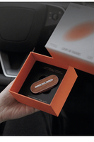 Diffuseur de voiture elliptique en alliage d'aluminium personnalisé, clip de ventilation, accessoires de décoration intérieure de luxe en métal durable, élimination des odeurs, longue durée