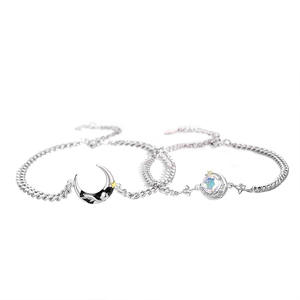 Piccolo principe e coppia di rose bracciale collana di nicchia premium sense bracciale girocollo stella luna uomo e donna regalo di san valentino - Product Image 5