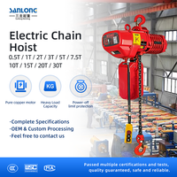 Palans électriques à chaîne industriels ROHO HHBB, 0,5 tonne, 380V, vitesse simple, fonctionnement silencieux, commande sans fil, pour hôtels, ateliers