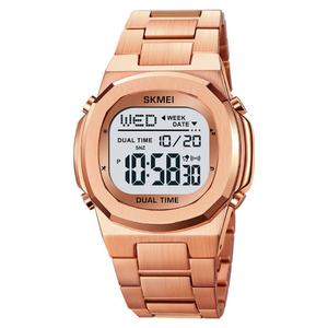 OEM Skmei New Smart Luxury Electronic <b>Watch</b> for <b>Men</b> Waterproof Sports <b>Watch</b> Square Stainless Steel Luminous Wristwatch - Product Image 6