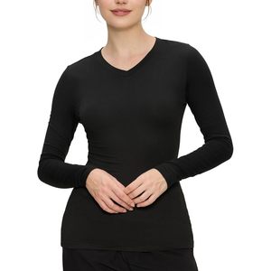 Floralhue Women's <b>Long</b> <b>Sleeve</b> Underscrub Tee V-Neck Soft Breathable Fabric Comfort <b>Undershirt</b> - Product Image 1