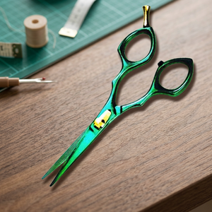 Ciseaux de coiffure professionnels ASAP en acier inoxydable à lame tranchante, manche court, non pliables, pour droitiers, usage en salon - Product Image 4