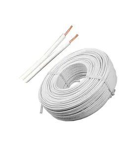 105 derece SPT-1W 20 AWG beyaz PVC yalıtımlı e n e n e n e n e n e n e n e n e n e ve toprak düz şerit kablo