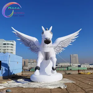 Tùy chỉnh Inflatable ngựa Inflatable động vật mô hình lớn Unicorn Inflatable quảng cáo