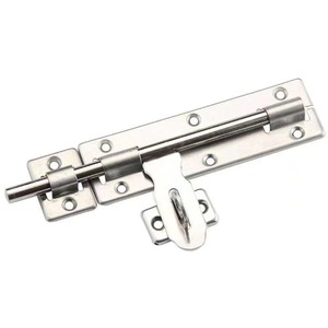 Cadenas universel en acier inoxydable pour portes en bois, montage en surface, loquet de sécurité robuste - Product Image 2