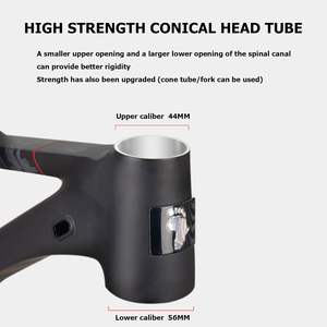 Cuadro <span class=keywords><strong>de</strong></span> <span class=keywords><strong>bicicleta</strong></span> <span class=keywords><strong>de</strong></span> montaña <span class=keywords><strong>de</strong></span> 29 pulgadas, 142x12mm BB92 * 41mm Freno <span class=keywords><strong>de</strong></span> disco interno <span class=keywords><strong>de</strong></span> enrutamiento DH/XC/AM Marco todoterreno <span class=keywords><strong>de</strong></span> aleación <span class=keywords><strong>de</strong></span> aluminio <span class=keywords><strong>de</strong></span> cola dura - Product Image 4