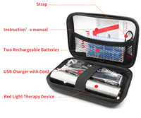 Nouveau stylo de luminothérapie rouge ciblée avec soulagement de la douleur et 4 LED pour usage domestique et commercial