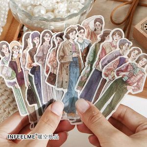 30 tờ/gói Washi Sticker gói vụng về ôm loạt handmade máy tính xách tay trang trí cắt dán cơ sở - Product Image 4