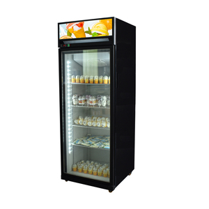 Réfrigérateur commercial vertical à porte vitrée simple, idéal pour la présentation de boissons gazeuses et de sodas - Product Image 6
