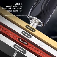 Pistolet à clous manuel industriel OEM pour béton, mini cloueur robuste en acier inoxydable, haute efficacité pour la construction