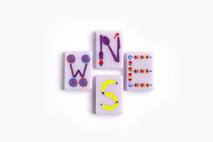 Série Alimentaire Lilac : Mahjong Américain Moderne de Luxe, 160 Pièces, Plaques Acryliques Durables et Écologiques, Pliable en un Seul Plis, Design Unique - Product Image 6
