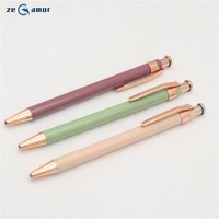 Stylo bille en plastique Zeamor avec logo imprimé à 360 degrés, breloque pendentif, film de marque, impression couleur, stylos par sublimation pour étudiants