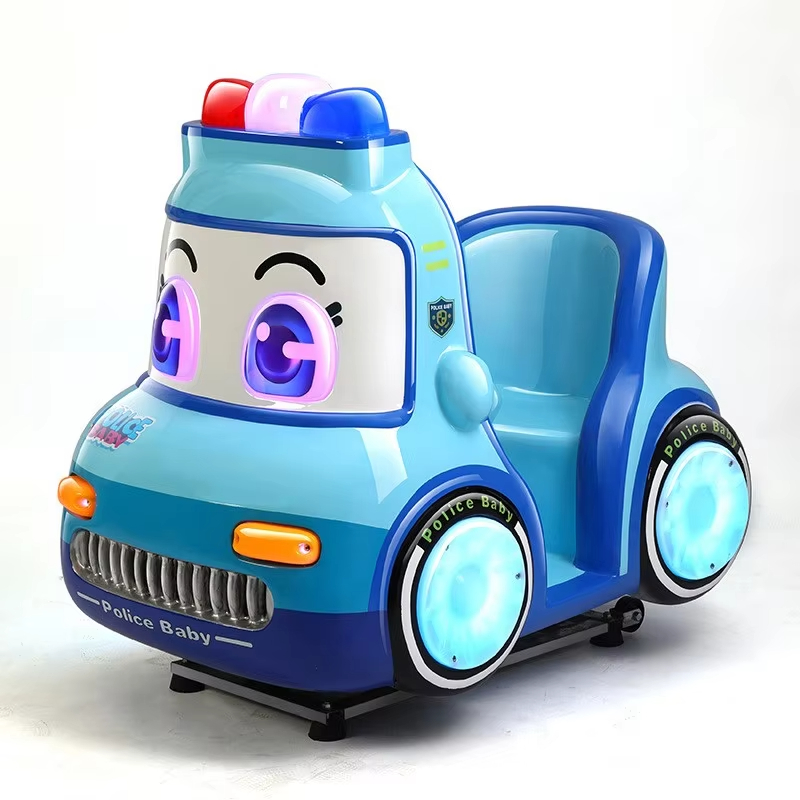 Hot Sale 3d Interactive Plastic Car Toy Kiddie Ride Game Coin Operated Swing Kiddie Rides