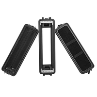 Etui de Flight Road de 26cm de profondeur 2U 3U 4U 6U Etui rack avec pied et poignée en caoutchouc